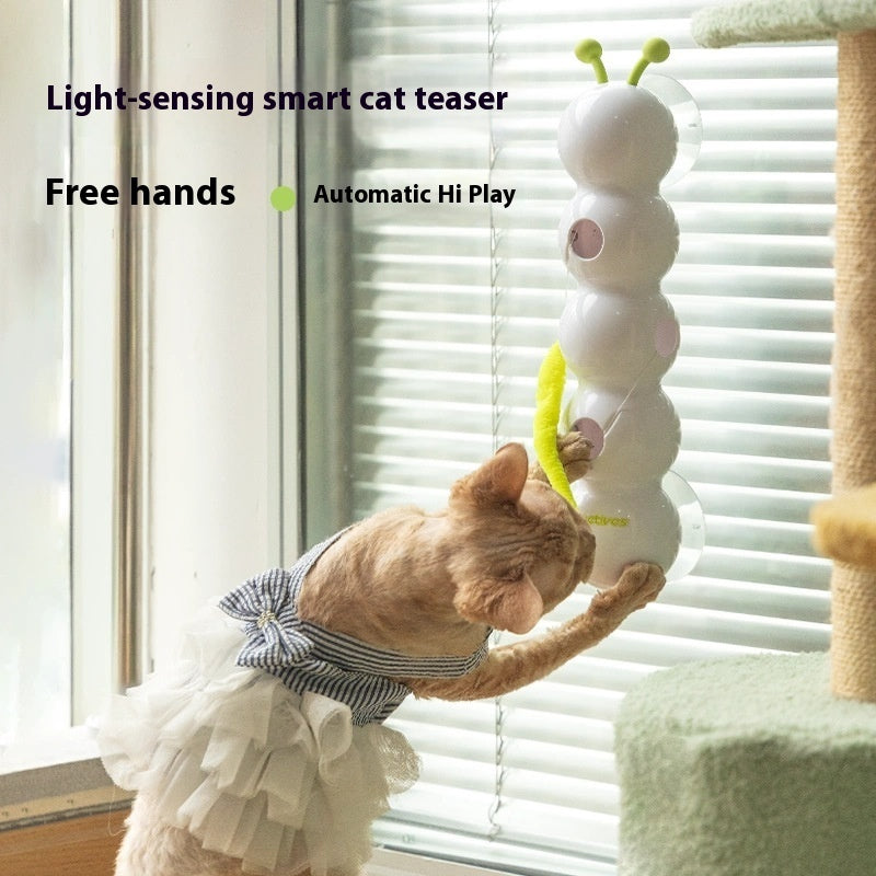 Interactive Teasing Cat Toy – Automatic Pet Toy with Tail Motion, Motion‑Activated, Rechargeable & Smart for Kittens