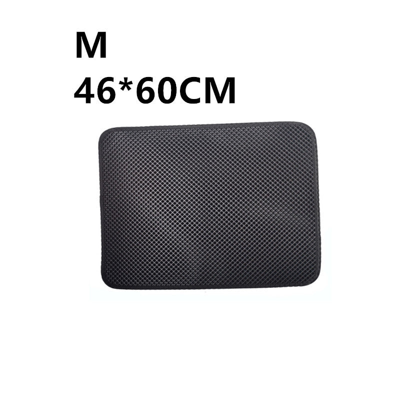 Double Layer Litter Cat Pads Pet Cat Litter Mat Trapping Pets Litter Box Mat. No more constant sweeping