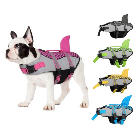Swim Pet Dog Life Jacket Life Vest Collar Harness Pets Swimming Summer