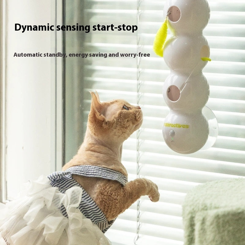 Interactive Teasing Cat Toy – Automatic Pet Toy with Tail Motion, Motion‑Activated, Rechargeable & Smart for Kittens