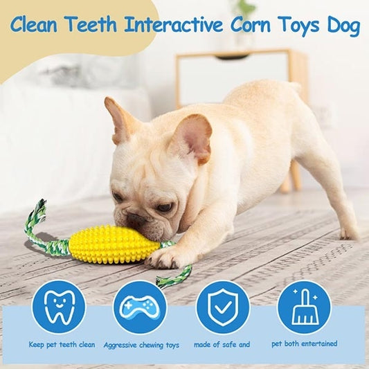 Dog/Puppy Clean Teeth Interactive Corn Chew Toy