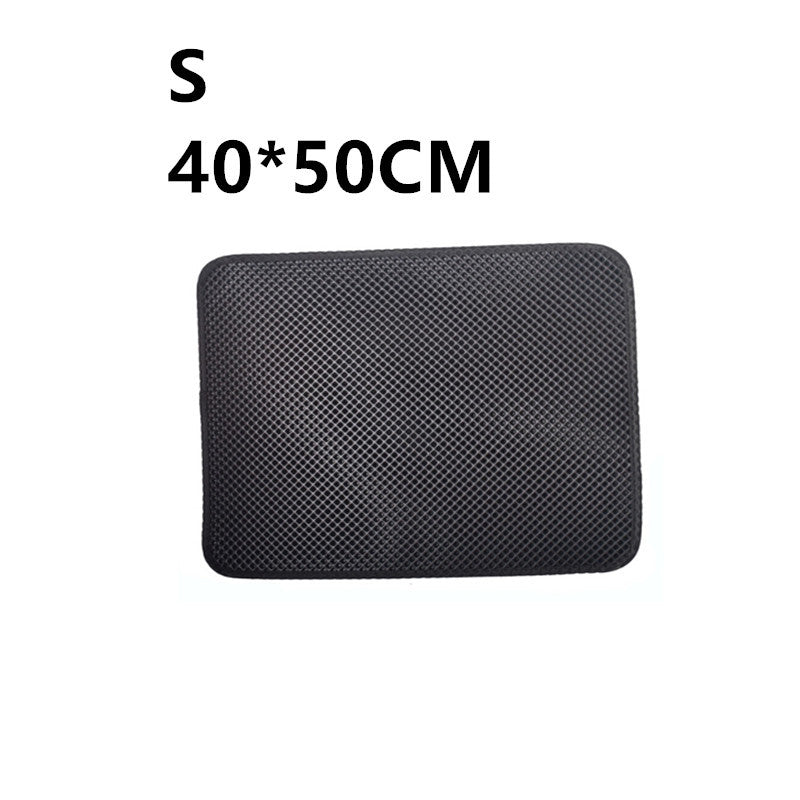 Double Layer Litter Cat Pads Pet Cat Litter Mat Trapping Pets Litter Box Mat. No more constant sweeping