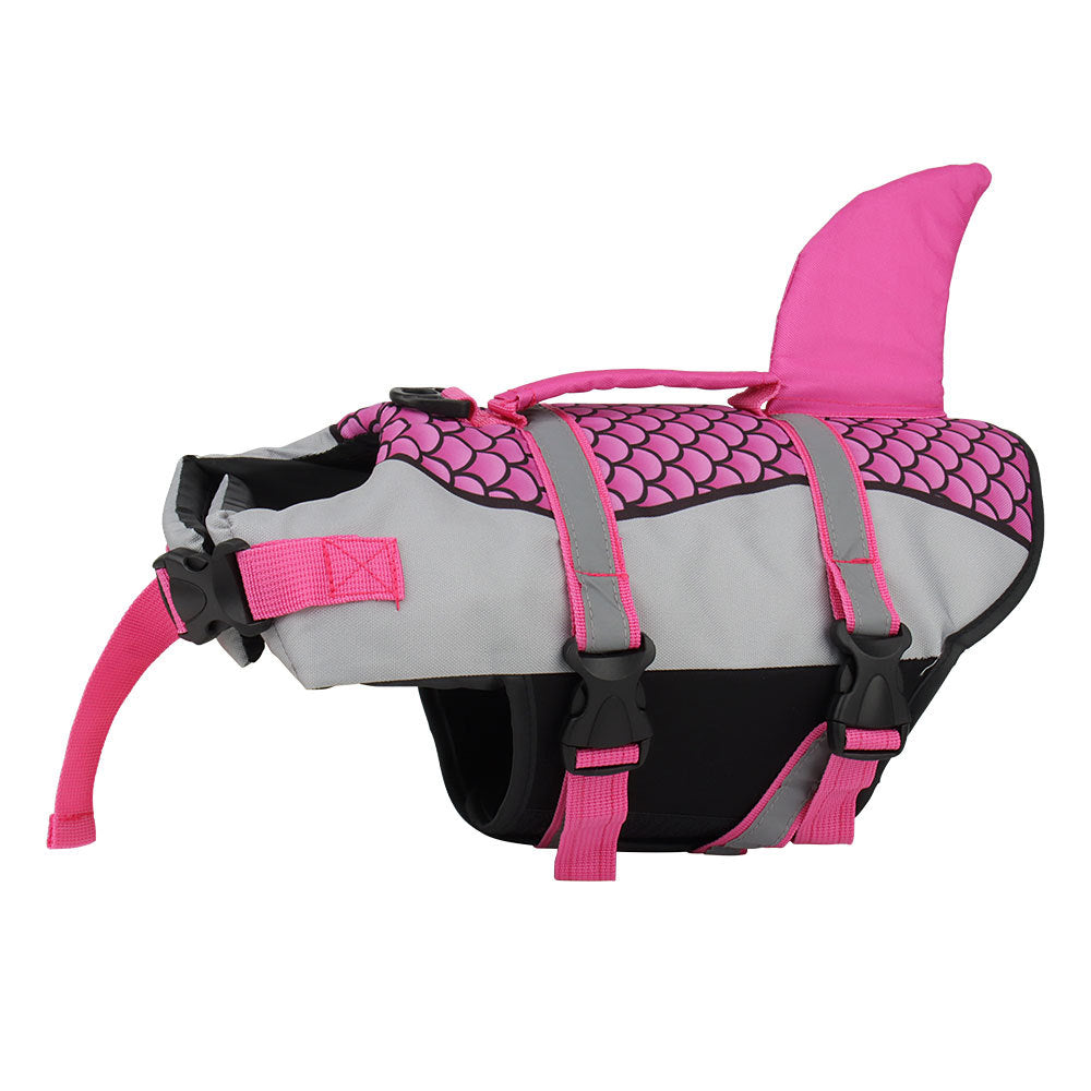 Swim Pet Dog Life Jacket Life Vest Collar Harness Pets Swimming Summer