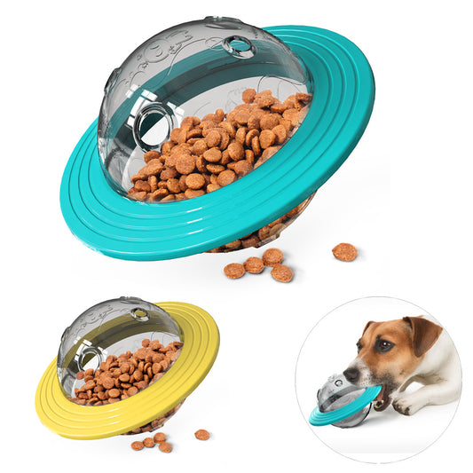 Dog Interactive Food Leaking Dispensing Treat Ball For Small Medium Dogs Happy Toy