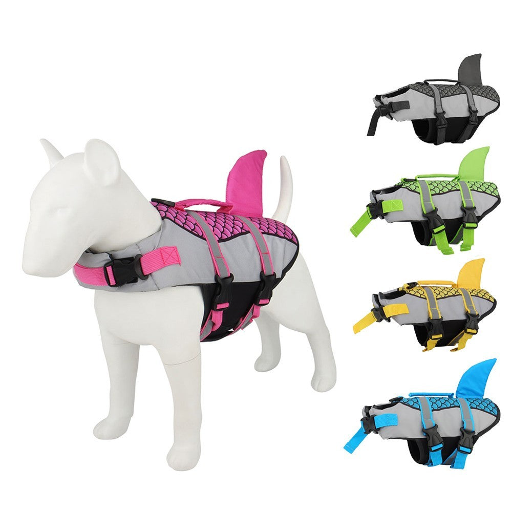 Swim Pet Dog Life Jacket Life Vest Collar Harness Pets Swimming Summer