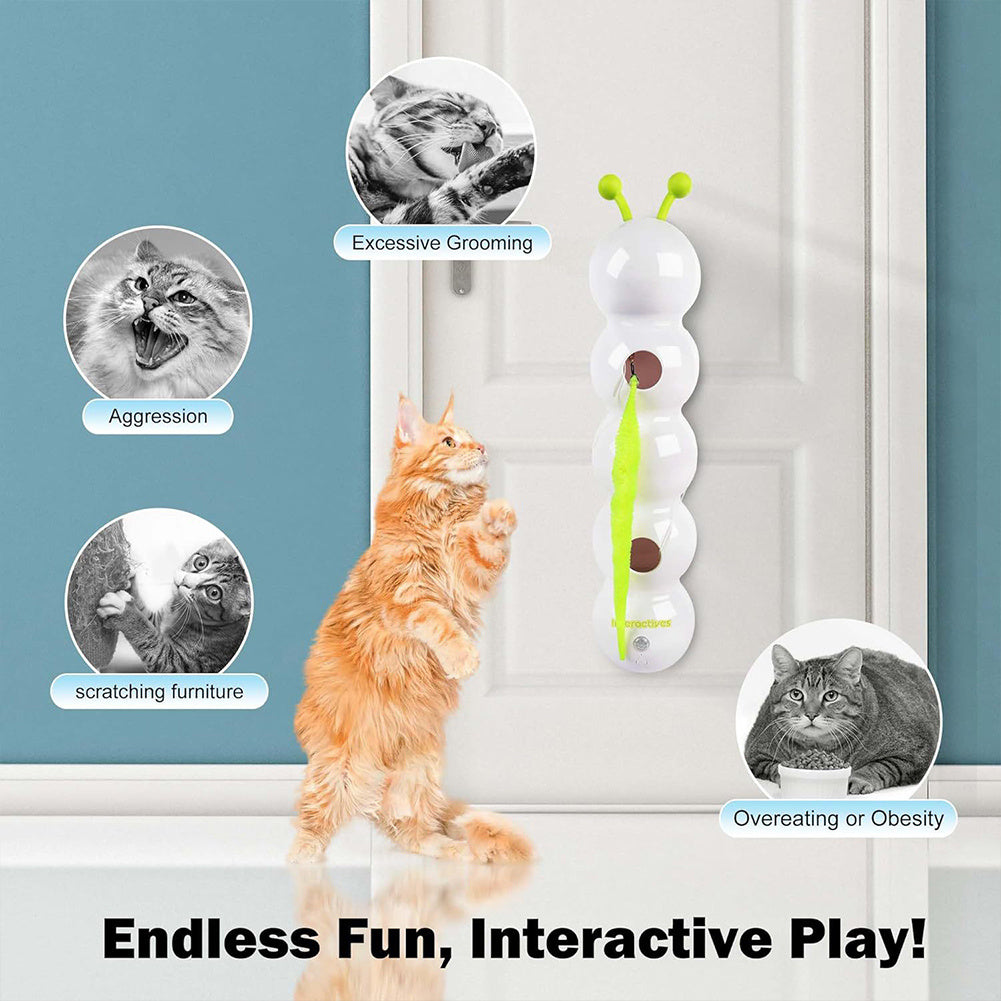 Interactive Teasing Cat Toy – Automatic Pet Toy with Tail Motion, Motion‑Activated, Rechargeable & Smart for Kittens