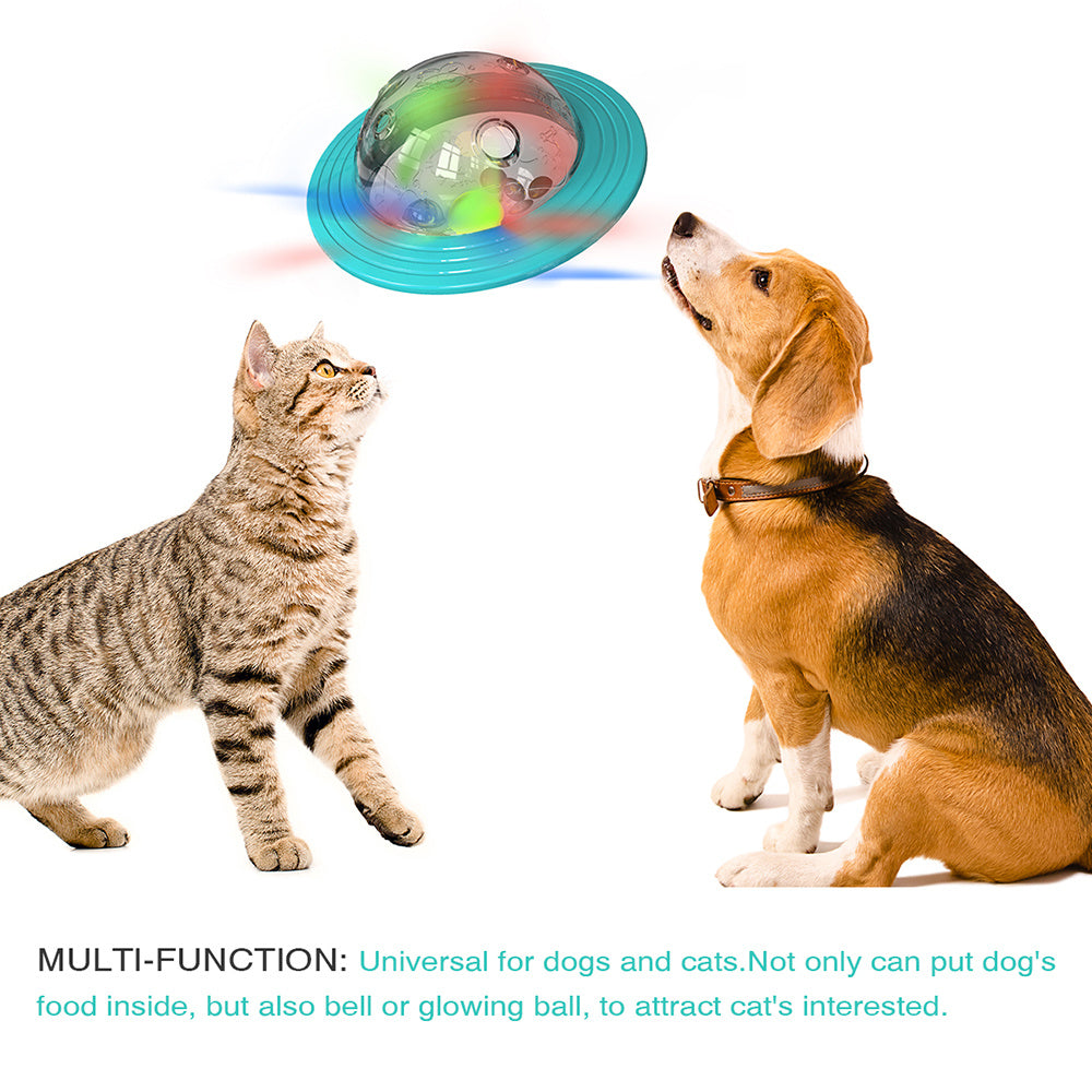 Dog Interactive Food Leaking Dispensing Treat Ball For Small Medium Dogs Happy Toy